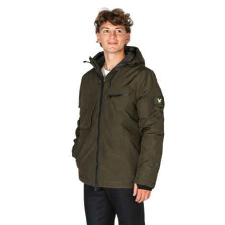 Lyle & Scott - Vinterjackor - Grön - Herr - Storlek: M, Herr, Storlek: M
