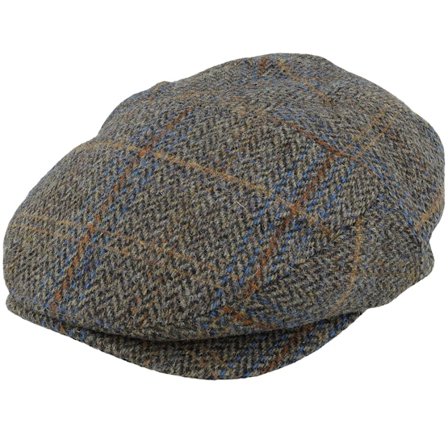 Bailey - Brun flatcap Caps - Lou Oak-plaid Flatcap @ Hatstore
