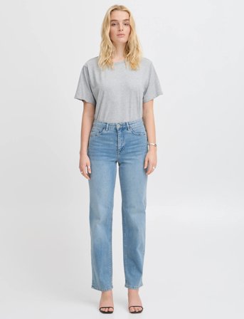 ICHI Ihtwiggy Straight - Blue - 32 x 32