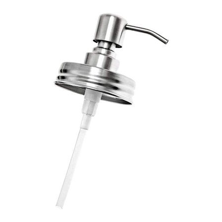 Solid dispenserlokk i rustfritt stål, bærbart tilbehør for Masons glass