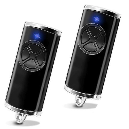 2-pak 868MHz erstatningsfjernbetjening til garageportåbner [YDE]