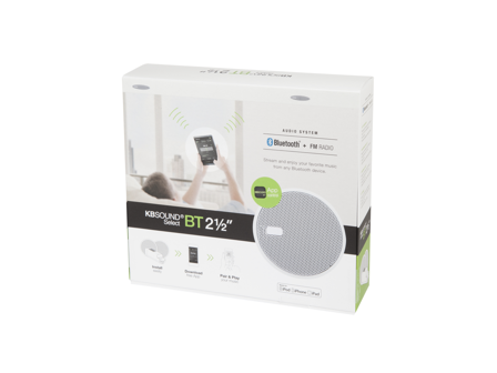 Eissound Select BT 2,5 Høyttalersett for tak- og veggmontering 2,5 tommer, Radio & audioutstyr