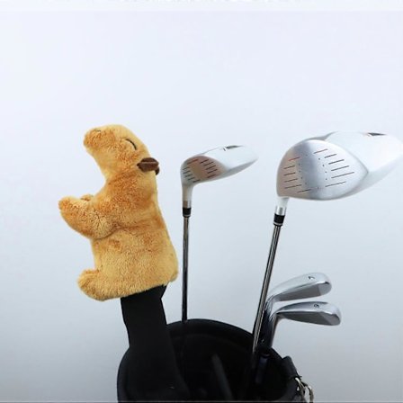 Nytt Djur Golfklubbhuvudskydd för Fairway #3#5#UT Golftillbehör Golfhuvudskydd, Golf Wood Cover N novelty Söta Presenter[YJD]