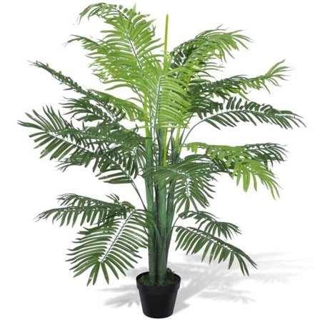 vidaXL Konstgjord Phoenix Palm med Kruka 130 cm