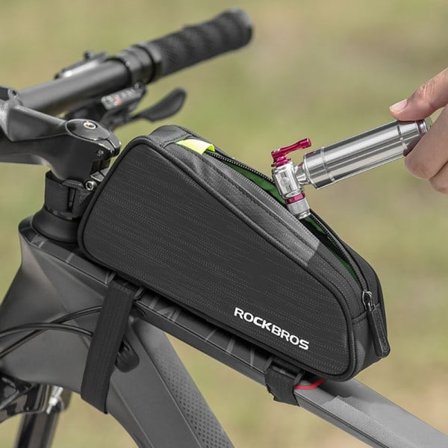 Ramväska för cykel, smal cykelväska 1.1L