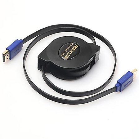 Uttrekkbar høyhastighets HDMI-kompatibel kabel hann til hann for HDMI-kompatibel digitalt kamera nettbrett
