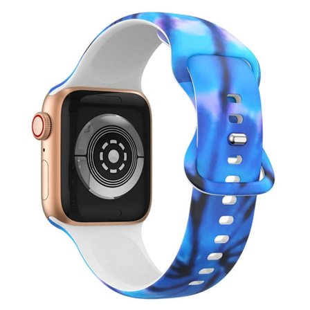 Apple Watch (41mm) klockarmband i silikon i designstil - Aurora