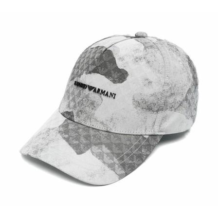 Emporio Armani Pets , Grijs , Heren , Maat: ONE Size Petten