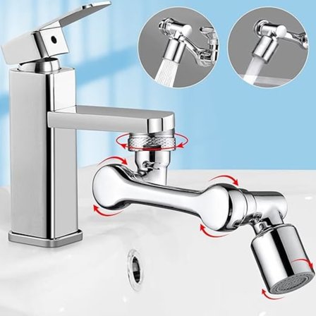 1080° Svängbar Förlängningskran Multifunktionell Kran Spray