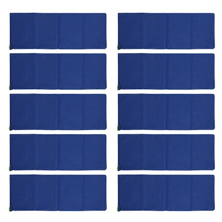 10kpl Tulvasäkit 600D Polyesteri Tulvasuojaussäkki Uudelleenkäytettävä Tulvaestosäkki Talon Ovelle Ikkunalle Autotallin Kellarille Tumman Sininen