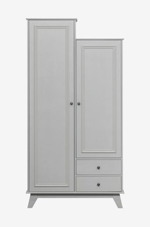 WOOOD - Vaatekaappi Lily - Harmaa - Vaatekaapit - - Homeroom