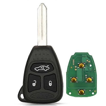 BEST KEY Fjernkontroll Bilnøkkel For Dodge RAM JEEP Commander Compass Grand Cherokee Liberty Wrangler Chrysler KOBDT04A ID46 315/433 Mhz
