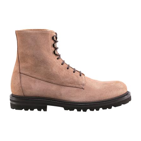 Brunello Cucinelli, Lace-up Boots Beżowy, Mężczyzna, Rozmiar: 45 EU
