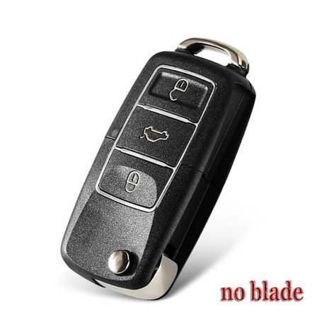 Til Volkswagen Vw Jetta Golf Passat B5 B6 Beetle Polo Bora Caddy MK5 Skoda 3-knaps fjernbetjent klapbilnøgle