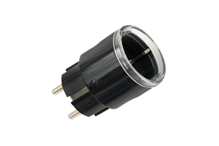 Shelly Plug & Play "Plug S Gen3 Matter" Wi-Fi Smart-Steckdose 12A Messfunktion WLAN Bluetooth schwarz