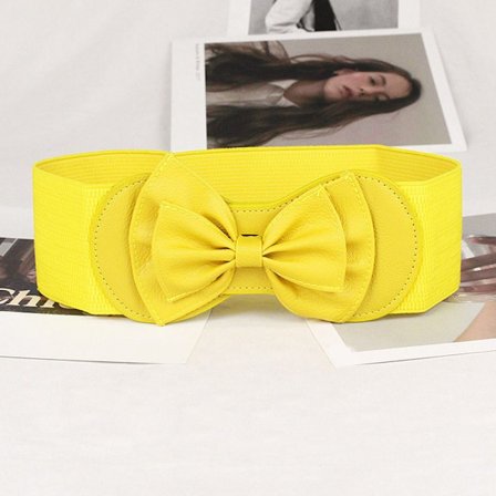 Elastiske belter Midjestropp GUL