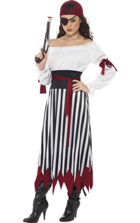Kostyme Sjørøverkvinne S