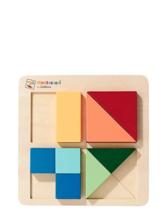 Eichhorn Montessori Shape Puzzle Patterned Eichhorn