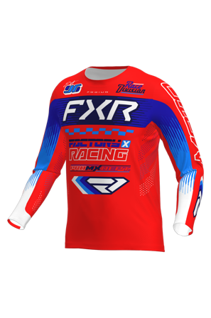 FXR Podium Gladiator MX Jersey 26 Red/Blue/White L
