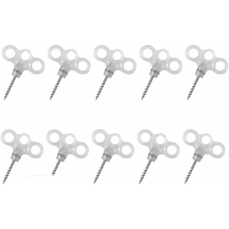 Lettvint bakkeplugger, 10 stk teltplugger, forsterker bakkenail med lysende plasthode for camping