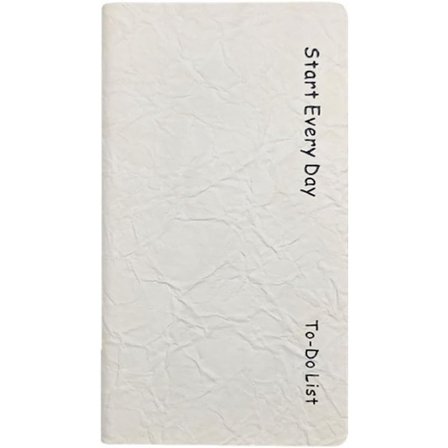 A6 Udateret Daglig Planlegger Bærbar Organizer Møtebok Journal Lommetidsstyringsdagbok (Hvit) Hvit