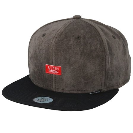 Djinns - Brown snapback Czapka Z Daszkiem - Hardtowel Charcoal/Black Snapback @ Hatstore