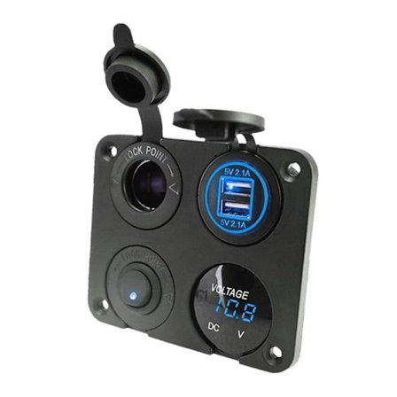 Vippebryterpanel vippebrytere BLÅ