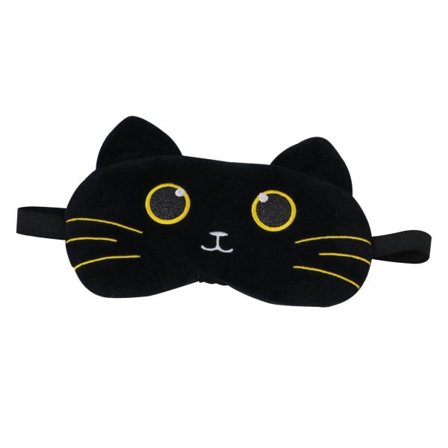 IC CNE Øyemaske Gjenbrukbar Nattsøvnmaske Kattmønster Øyne