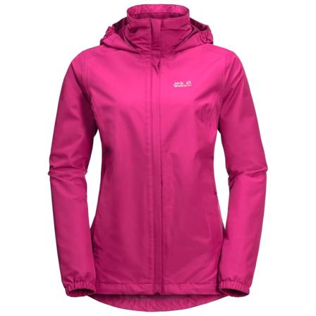 Jack Wolfskin Women's Stormy Point Jacket Women shell jackets Pink XS