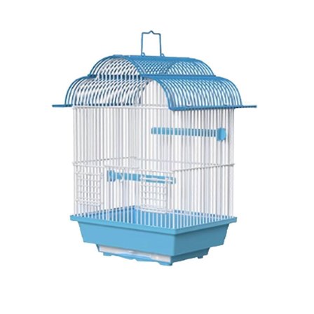Fågelbur Papegojbur Stor Ekologisk Villa Blå Inomhus Hemmabruk Metallkonstruktion