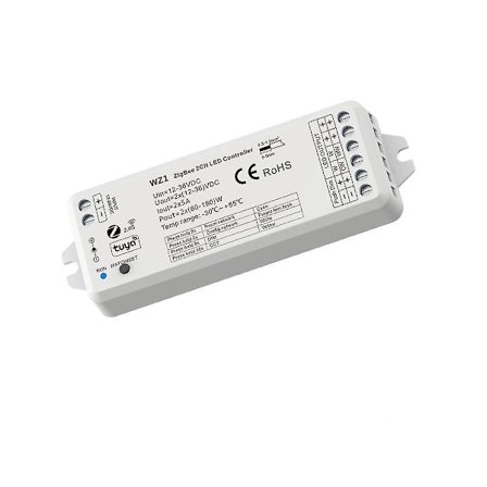 Wz1 Zigbee tai Rf 2ch Led-ohjain Dc12-36v 24v Tuya App Cloud Langaton Kaukosäädin 2 Kanavaa