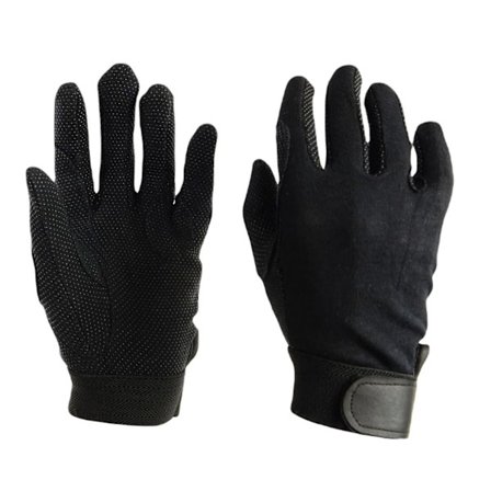 Dublin Barn/Barn Track Riding Gloves One Size Black