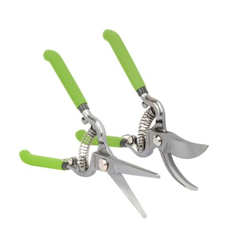 Beskärning sax set 8"beskärare och 8"trädgård sax