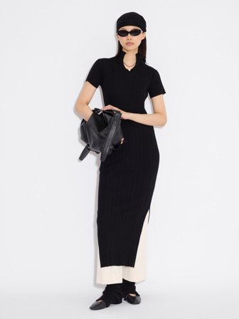 Holzweiler - Babba Rib Dress - Black - Womens - Medium
