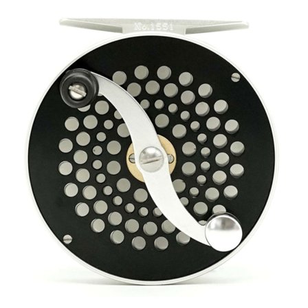 Iwana Trout Series Fly Reel Wide Small Black & Silver