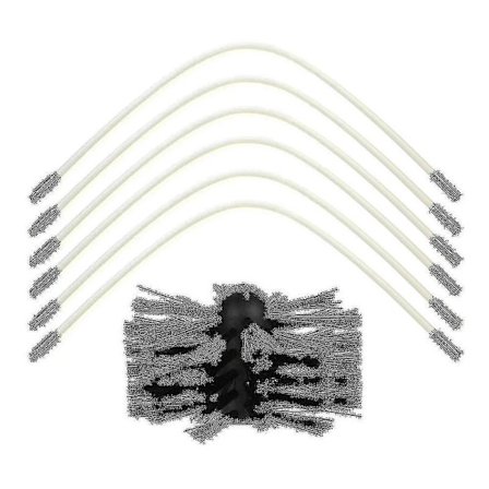 6+1 Roterende Skorstensfejer Sæt Skorstensfejer Skorstensbørste Skorstensbørste Sæt Fk