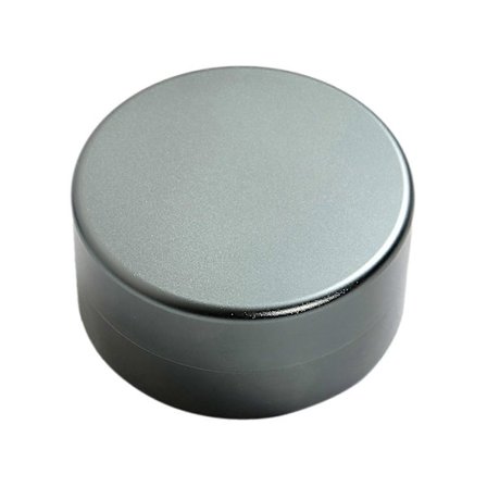 Mini-etui i aluminium, rund, fuktsikker, rustbestandig, liten lommeverktøyholder for camping