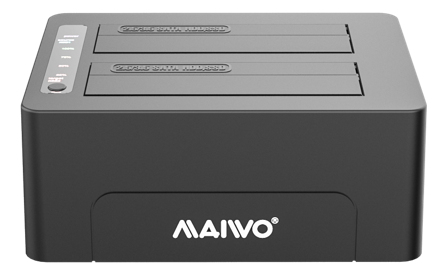 Deltaco 2bay USB3.1 Gen2 HDD docking Interface: USB C to SATAx2