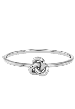 Edblad Infinity Knot Bangle Steel Smycken & klockor Dam Grå SMALL