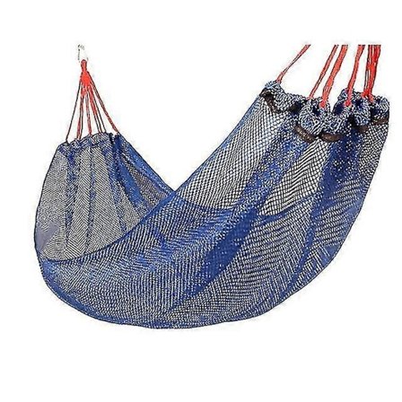 Hængekøje Udendørs Mesh Is Silke Hængekøjer Gynge Hængestol Til Have Strand Camping Vandreture.