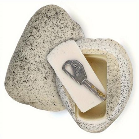 Väderbeständig Förvaringslåda i Harts för Nycklar, för Trädgårdssäkerhet