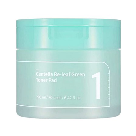 Numbuzin Centella Re-Leaf Green Toner Pad 70 pads, Skincare, Renseprodukter, Skintonic