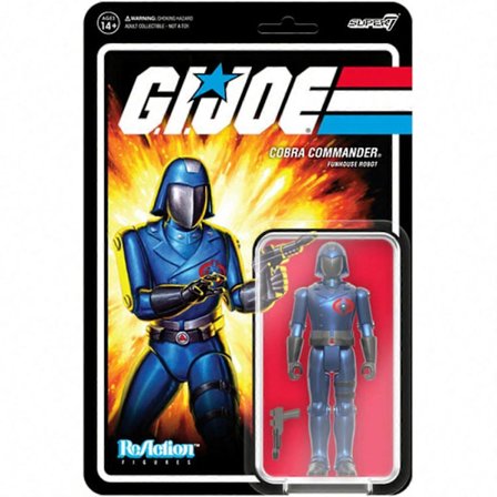 Super7 - G.I. Joe - ReAction Figures Wave 7 - Cobra Commander (Huvipuistorobotti) [KERÄILYTUOTTEET] Toimintahahmo, Hahmo, Keräilytuote USA-tuonti