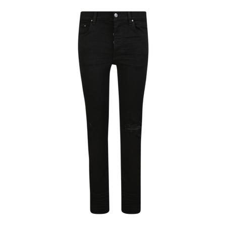 Amiri, Slim jeans with distressed effect Zwart, Heren, Maat:W30,polyester