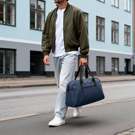 Horizon | Marineblaue, wasserabweisende Reisetasche für Männer - Sporttaschen