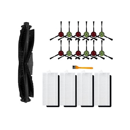 Reservedele og Tilbehør til G8000 Pro/ G20 Robotstøvsuger - Hovedbørste, Sidebørste, HEPA-filter