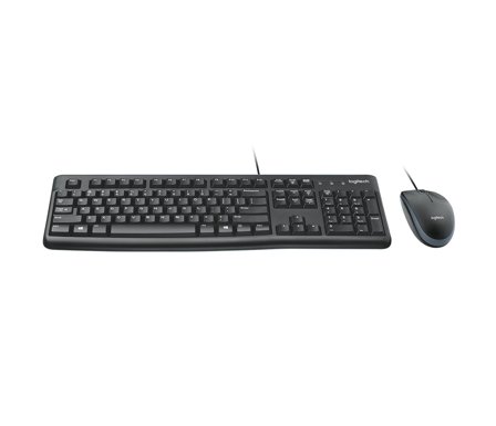 Logitech Desktop MK120 - tastatur- og mussett - Engelsk