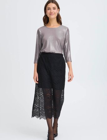 Fransa Frfranny Tee 2 - Silver - M