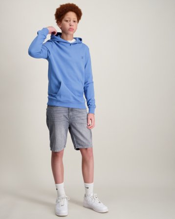 Scotch & Soda Regular-fit logo badge hoodie Niebieski Bluzy z kapturem Chłopiec - Kids Brand Store