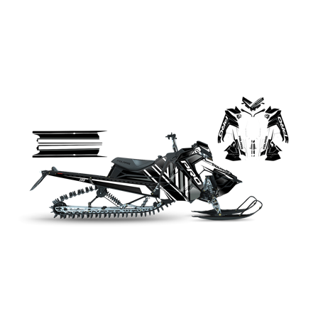 Dekalkit SweTown Gine White - Polaris Axys 850 Pro RMK 155 2019-2021